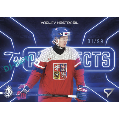2026 Sportzoo Hokejové Česko #TP-29 Václav Nestrašil Top Prospects Neon Blue xx/99