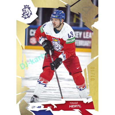 2026 Sportzoo Hokejové Česko #29 Tomáš Hertl Buff Gold xx/10