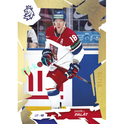 2026 Sportzoo Hokejové Česko #43 Ondřej Palát Buff Gold xx/10