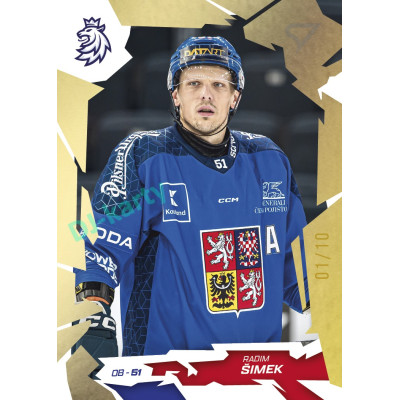 2026 Sportzoo Hokejové Česko #20 Radim Šimek Buff Gold xx/10