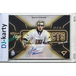 2026 Sportzoo Hokejové Česko #TPS-SF Šimon Fasner Top Prospects Gold Auto xx/39
