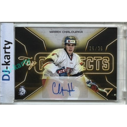 2026 Sportzoo Hokejové Česko #TPS-MC Marek Chaloupka Top Prospects Gold Auto xx/39