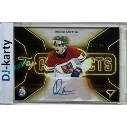 2026 Sportzoo Hokejové Česko #TPS-RM Radim Mrtka Top Prospects Gold Auto xx/39