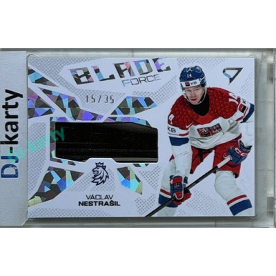 2026 Sportzoo Hokejové Česko #BF-VN Václav Nestrašil Blade Force Iceberg Silver 15/35