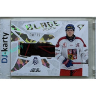 2026 Sportzoo Hokejové Česko #BF-JK Jakub Krejčík Blade Force Iceberg Silver 30/35