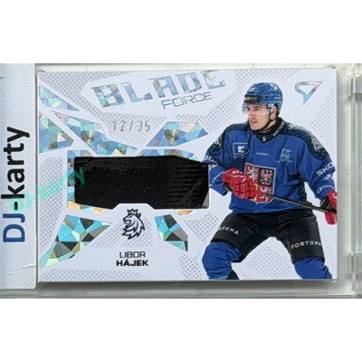 2026 Sportzoo Hokejové Česko #BF-LH Libor Hájek Blade Force Iceberg Silver 12/35