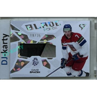2026 Sportzoo Hokejové Česko #BF-DS David Špaček Blade Force Iceberg Silver 19/35