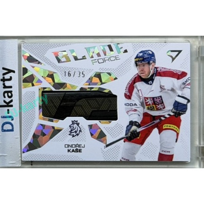 2026 Sportzoo Hokejové Česko #BF-OK Ondřej Kaše Blade Force Iceberg Silver 16/35