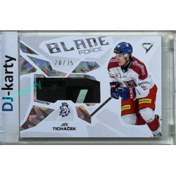 2026 Sportzoo Hokejové Česko #BF-JT Jiří Ticháček Blade Force Iceberg Silver 20/35