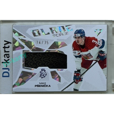 2026 Sportzoo Hokejové Česko #BF-MP Max Pšenička Blade Force Iceberg Silver 14/35