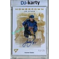 2026 Sportzoo Hokejové Česko #HSS-RS Radim Šimek Homegrown Ice Stars Gold Auto 13/25
