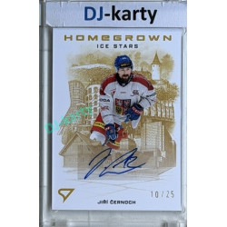 2026 Sportzoo Hokejové Česko #HSS-JC Jiří Černoch Homegrown Ice Stars Gold Auto 10/25