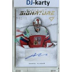 2026 Sportzoo Hokejové Česko #SS2-DV Daniel Vladař Snapshot Signature Gold Auto 15/15