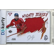 2026 Sportzoo Hokejové Česko #MJ-JL Jakub Lauko Mighty Jersey Red Copper 50/65