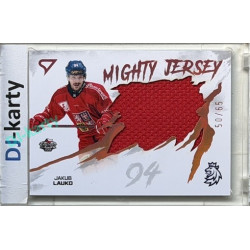 2026 Sportzoo Hokejové Česko #MJ-JL Jakub Lauko Mighty Jersey Red Copper 50/65
