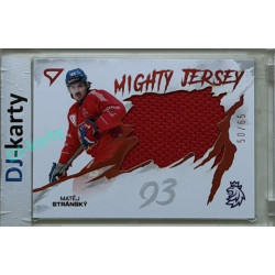 2026 Sportzoo Hokejové Česko #MJ-MS Matěj Stránský Mighty Jersey Red Copper 50/65