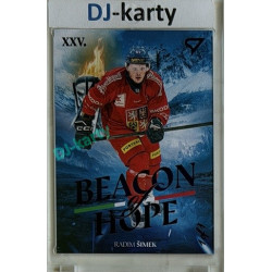 2026 Sportzoo Hokejové Česko #BH-11 Radim Šimek Beacon of Hope True Black 1of1