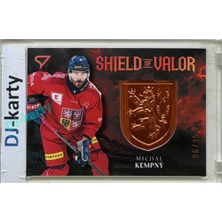2026 Sportzoo Hokejové Česko #SV-MK Michal Kempný Shield of Valor Bronze Copper xx/15