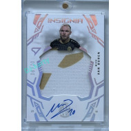 2025/26 Sportzoo Chance Liga 2. série #IG-BU Mick Van Buren Insignia Silver Auto 06/20