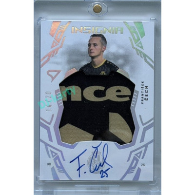 2025/26 Sportzoo Chance Liga 2. série #IG-FC František Čech Insignia Silver Auto 14/20