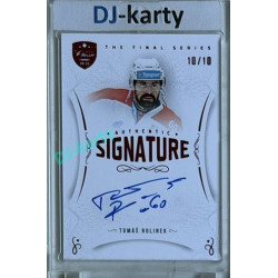 2021/22 OFS The Final Series Tomáš Rolínek #TFS-TR 10/10 Authentic Signature Red