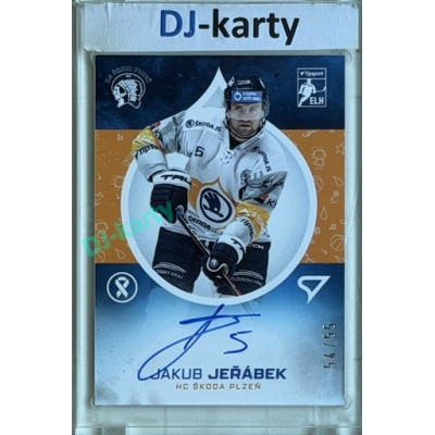 2026 hvězdy Tipsport ELH #KNS-JE Jakub Jeřábek Auto xx/55