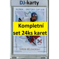 2025/26 Real Cards serie 1 kompletní set Hlinka-Gretzky cup 24ks karet