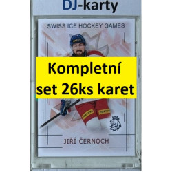 2025/26 Real Cards serie 1 kompletní set Swiss ice hockey games 26ks karet
