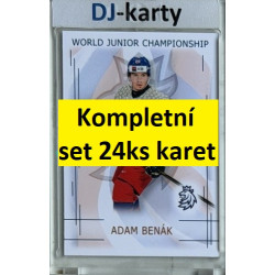 2025/26 Real Cards serie 1 kompletní set World junior Championship U20 24ks karet