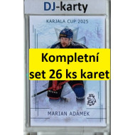 2025/26 Real Cards serie 1 kompletní set Karjala cup 2025/26 celkem 26ks karet