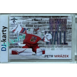 2025/26 Real Cards serie 1 #CHW-09 Petr Mrázek Changed in to the wall Space xx/25