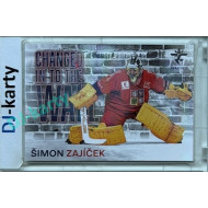 2025/26 Real Cards serie 1 #CHW-04 Šimon Zajíček Changed in to the wall Space xx/25