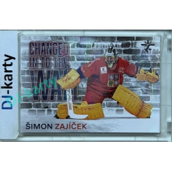 2025/26 Real Cards serie 1 #CHW-04 Šimon Zajíček Changed in to the wall Space xx/25