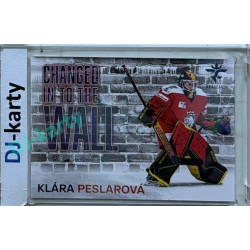 2025/26 Real Cards serie 1 #CHW-22 Klára Peslarová Changed in to the wall Space xx/25