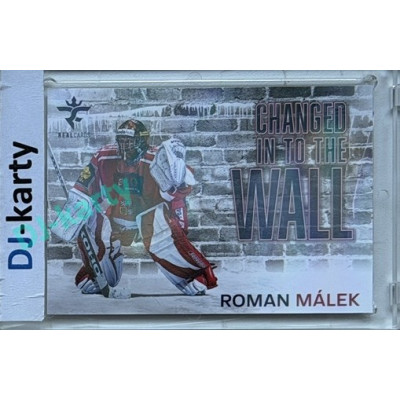 2025/26 Real Cards serie 1 #CHW-16 Roman Málek Changed in to the wall Space xx/25