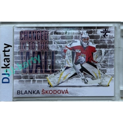 2025/26 Real Cards serie 1 #CHW-20 Blanka Škodová Changed in to the wall Space xx/25
