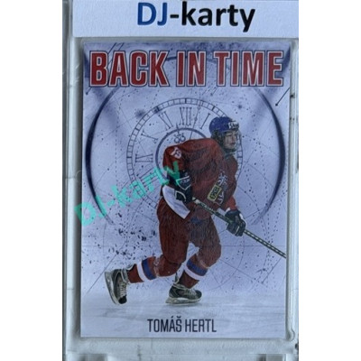 2025/26 Real Cards serie 1 #BT-21 Tomáš Hertl Back in Time Abalona xx/25