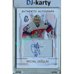 2025/26 Real Cards serie 1 #AA-17 Michal Oršulák MS20 Authentic Autograph Gold xx/17