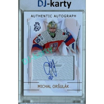 2025/26 Real Cards serie 1 #AA-17 Michal Oršulák MS20 Authentic Autograph Gold xx/17