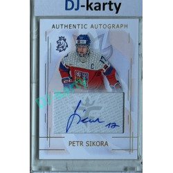2025/26 Real Cards serie 1 #AA-20 Petr Sikora MS20 Authentic Autograph Gold xx/17