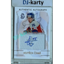 2025/26 Real Cards serie 1 #AA-03 Vojtěch Čihař MS20 Authentic Autograph Gold xx/17