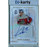 2025/26 Real Cards serie 1 #AA-12 Matěj Kubiesa MS20 Authentic Autograph Gold xx/17