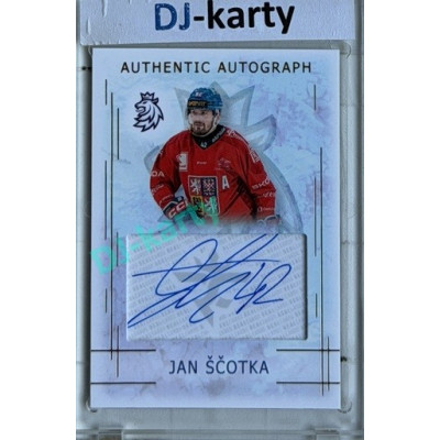 2025/26 Real Cards serie 1 #AA-22 Jan Ščotka Karjala Cup 25/26 Authentic Autograph Gold xx/17