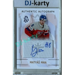 2025/26 Real Cards serie 1 #AA-13 Matyáš Man MS20 Authentic Autograph Gold xx/17