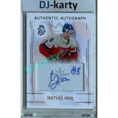 2025/26 Real Cards serie 1 #AA-13 Matyáš Man MS20 Authentic Autograph Gold xx/17