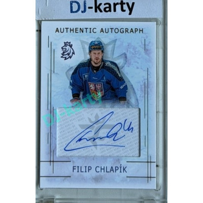 2025/26 Real Cards serie 1 #AA-07 Filip Chlapík Karjala Cup 25/26 Authentic Autograph Gold xx/17