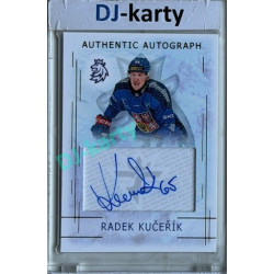 2025/26 Real Cards serie 1 #AA-14 Radek Kučeřík Karjala Cup 25/26 Authentic Autograph Gold xx/17