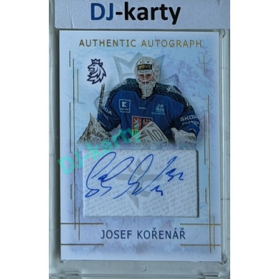 2025/26 Real Cards serie 1 #AA-10 Josef Kořenář Karjala Cup 25/26 Authentic Autograph Gold xx/17