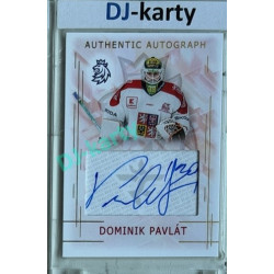 2025/26 Real Cards serie 1 #AA-09 Dominik Pavlát Swiss Hockey Games 25/26 Authentic Autograph Gold xx/17
