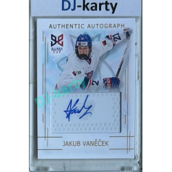 2025/26 Real Cards serie 1 #AA-24 Jakub Vaněček Hlinka-Gretzky cup U18 Authentic Autograph Gold xx/14